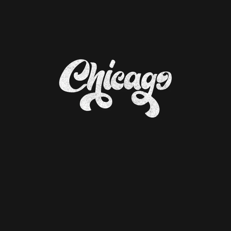 Chicago  Retro Vintage Faded Style Design Desk Mat