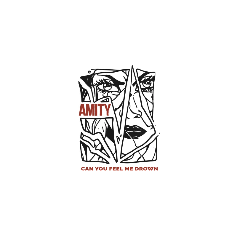 The Amity Affliction Can You Feel Me Drown iPhone Case