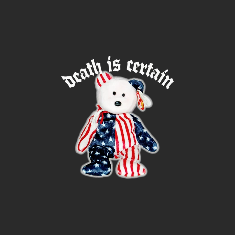 Death Is Certain - 90s Kid Nihilist Design Baseball Cap