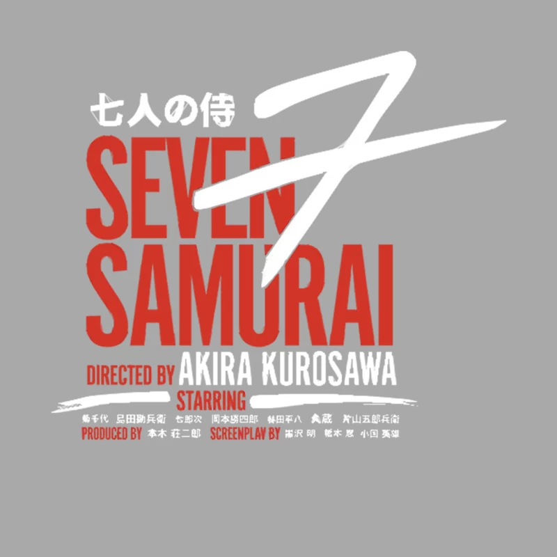 Seven Samurai Female Pullover Hoodie