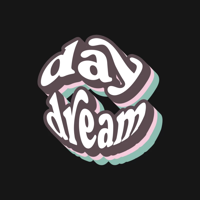 Retro-Tagtraum-Design mit lebendigen Farben Damen Langarm T-Shirt