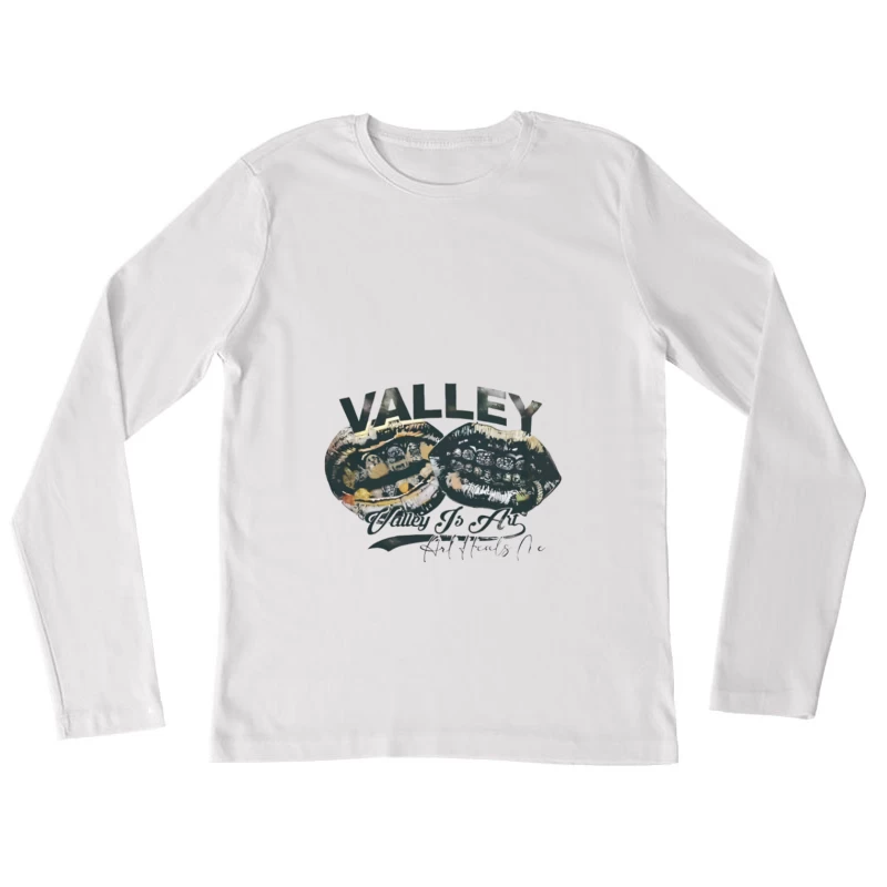 Design Artistique de Vallée Femme Manches Longues T-Shirt