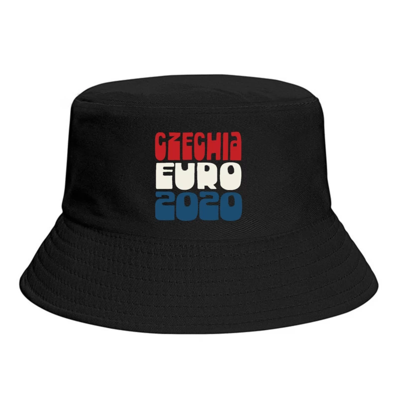 Czech Republic   Euro 2020 Football Fan Design Bucket Hat