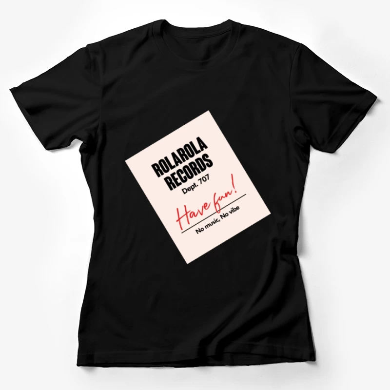 Musikposter, Rolarola Records, Spaß haben Damen T-Shirt