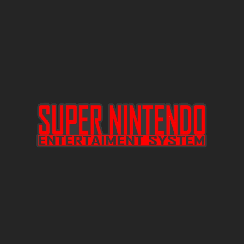 Super Nintendo Entertainment System Logo Female Pullover Sweatshirt