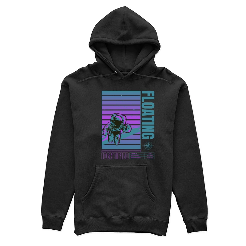 Astronaut im Weltraum schwebend Damen Pullover Hoodie