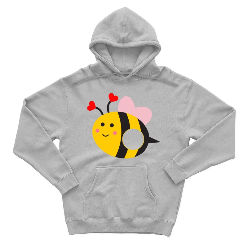 Abeille mignonne avec cœurs et ailes Homme Sweat à capuche