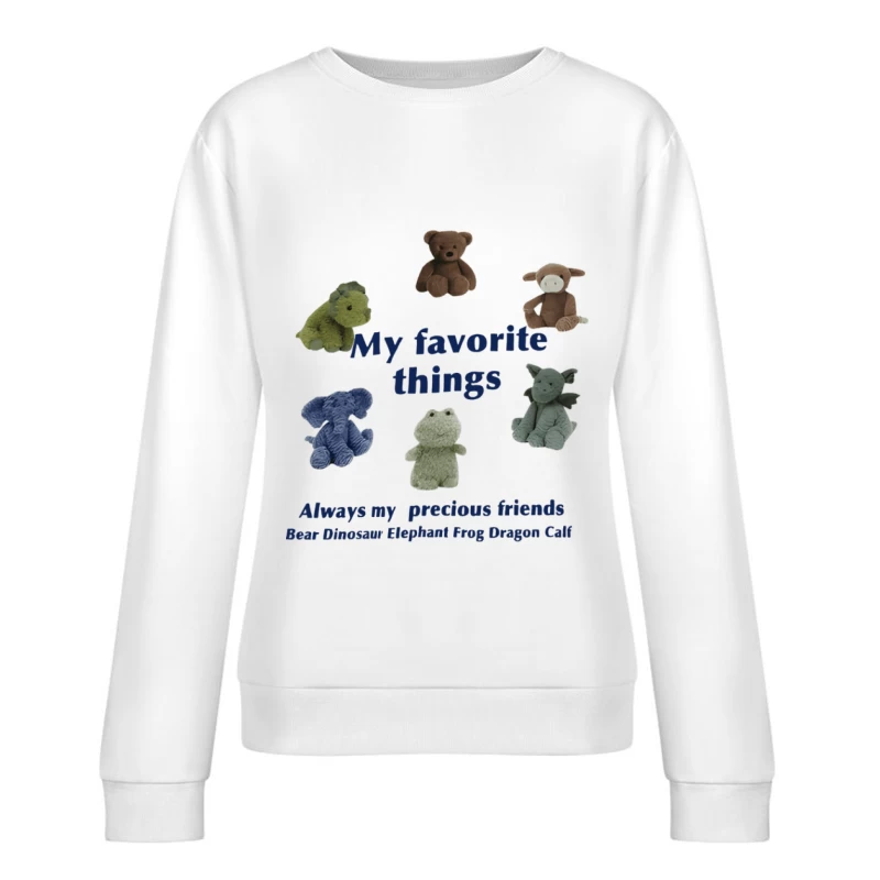 Süße Plüschtiere: Lieblingsfreunde Damen Pullover Sweatshirt