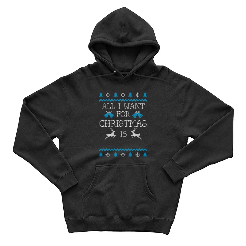 Motif de Noël avec texte joyeux Homme Sweat à capuche