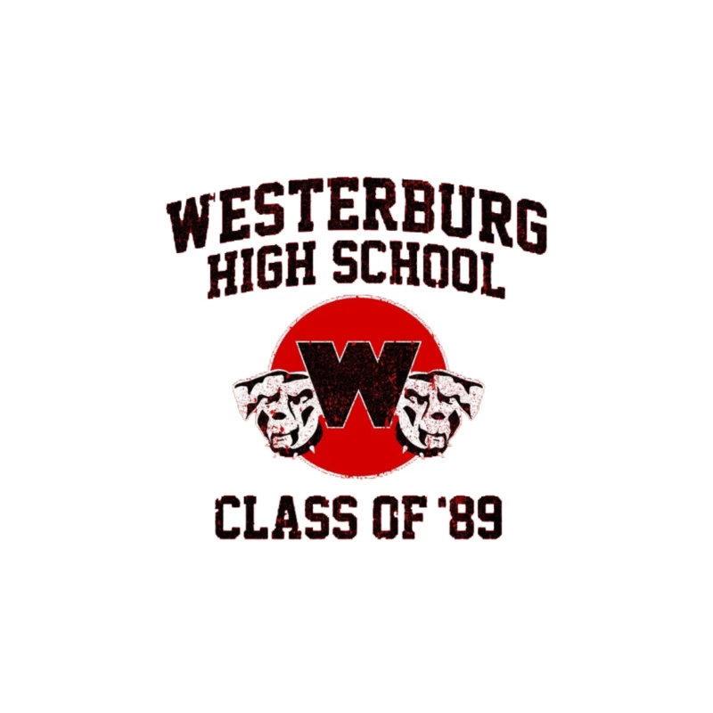 Westerburg High School 7 Throw Pillow