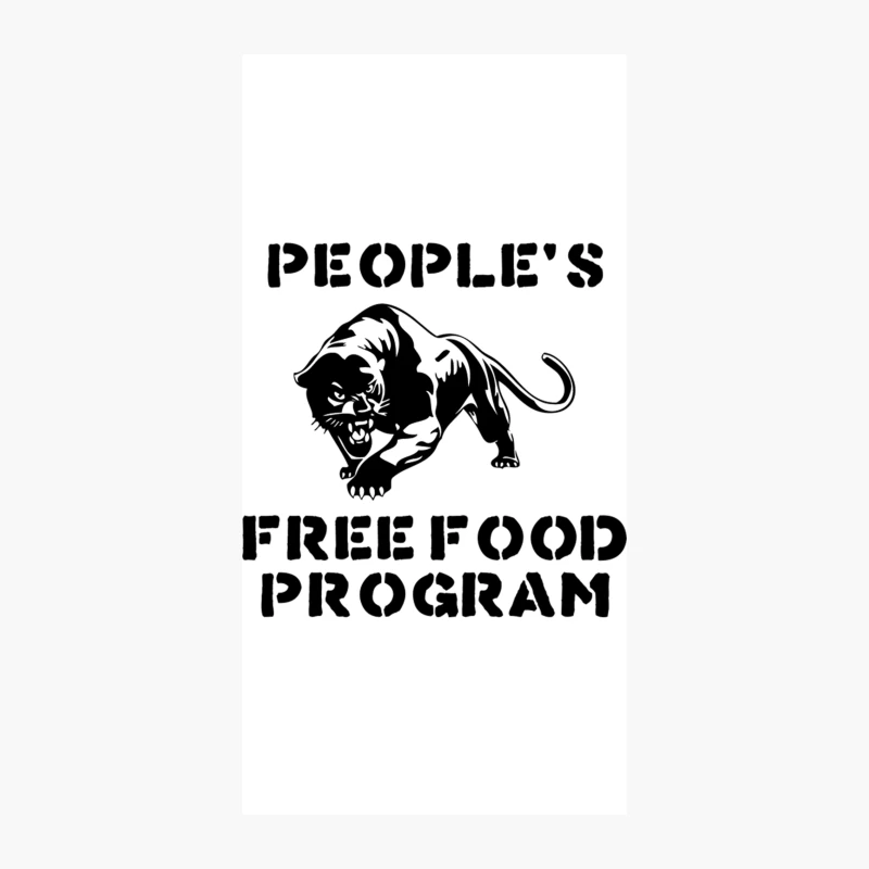 People_s Free Food Program iPhone Case