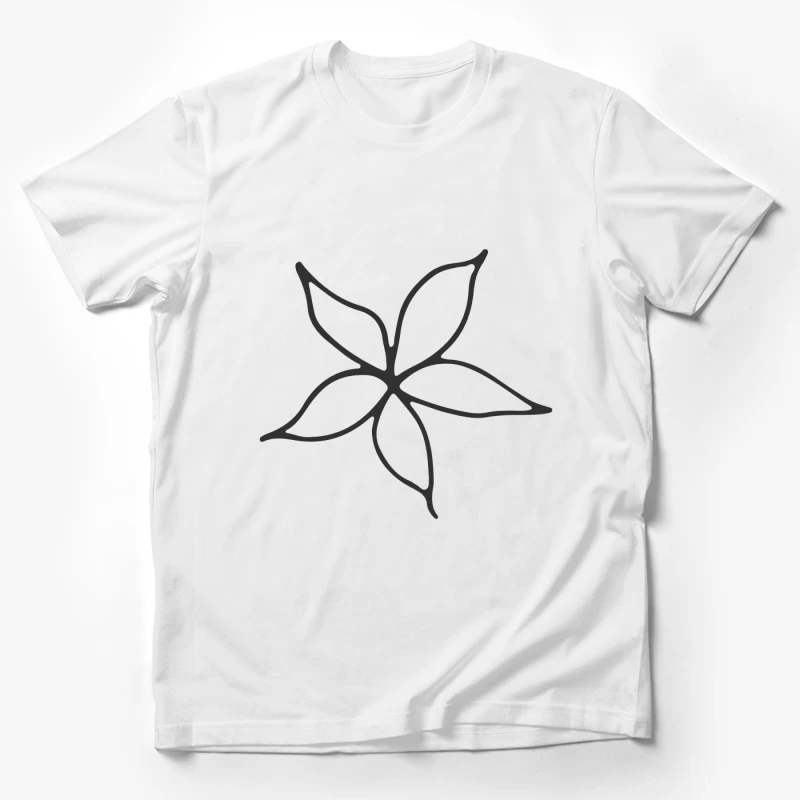 Illustration de fleur stylisée Homme T-Shirt
