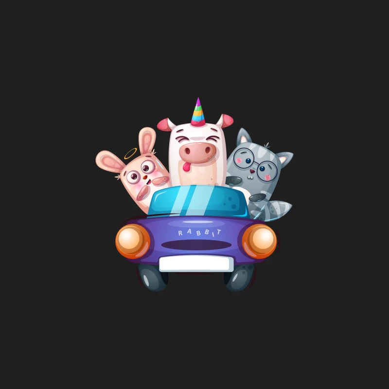 Animaux mignons dans la voiture Homme Débardeur