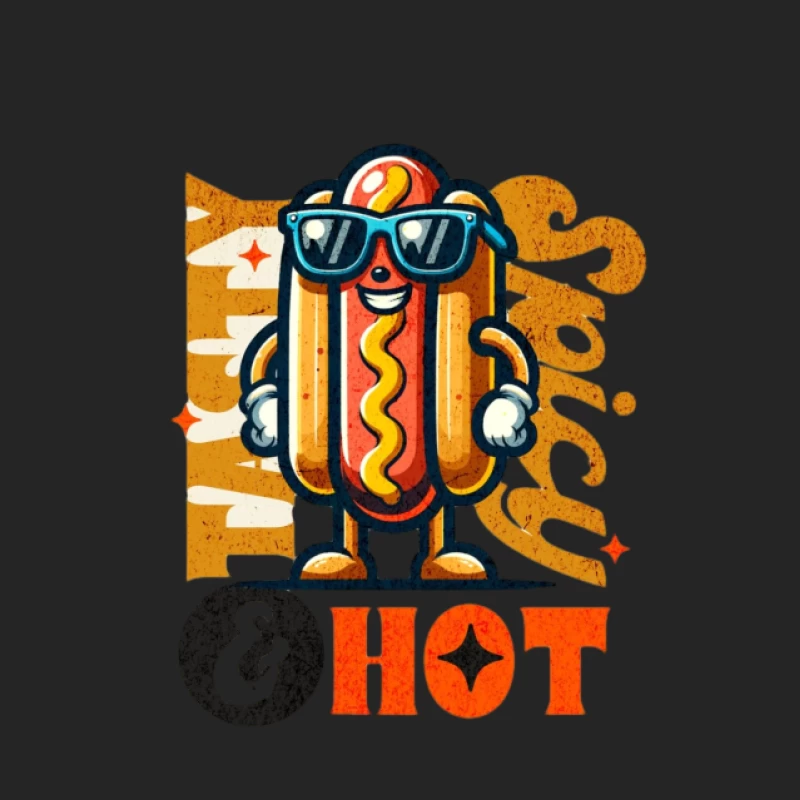 Graphique amusant de hot-dog épicé Femme Sweat-shirt à enfiler
