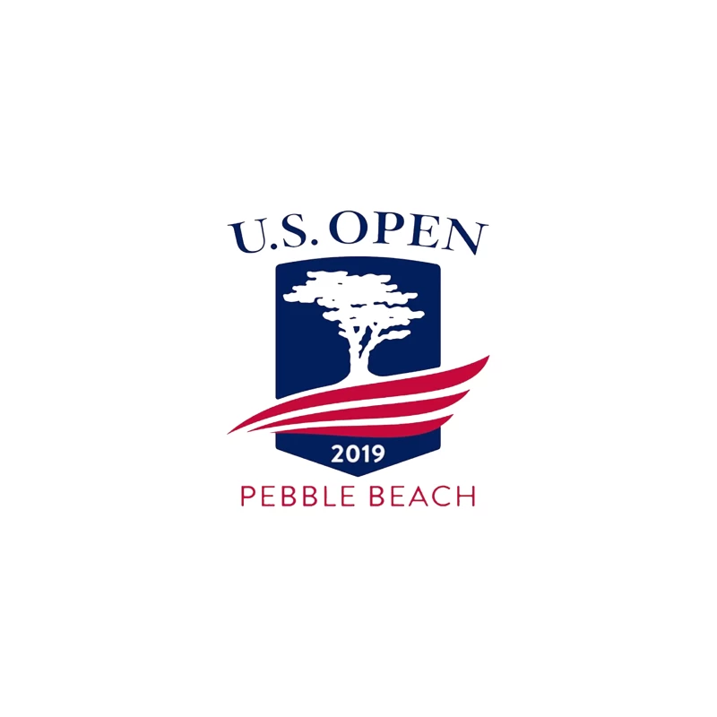 2019 US Open Golf Championship at Pebble Beach Logo iPhone Case