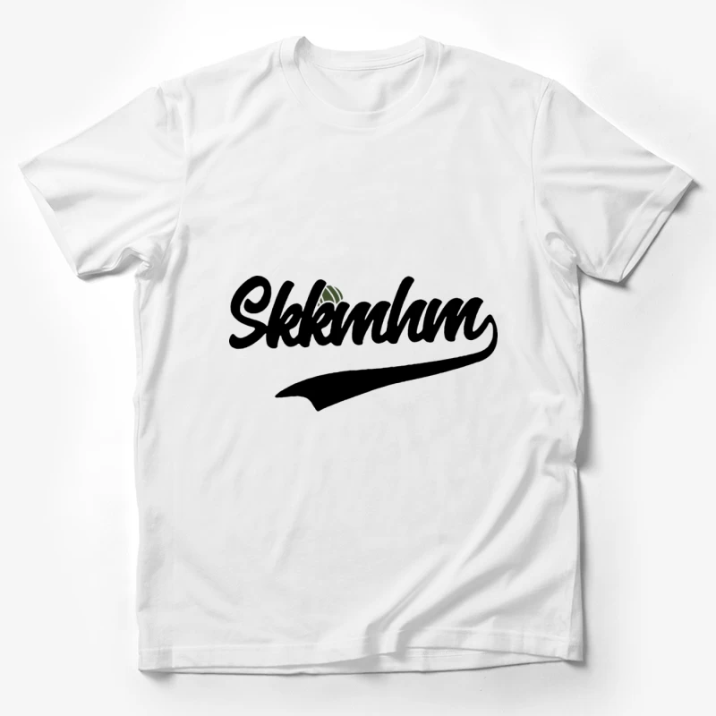 Schriftzug mit abstrakter Note Herren T-Shirt