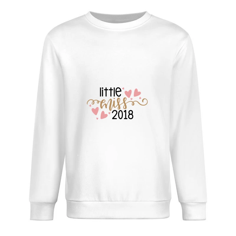 Motif Miss avec coeurs Homme Sweat-shirt à enfiler
