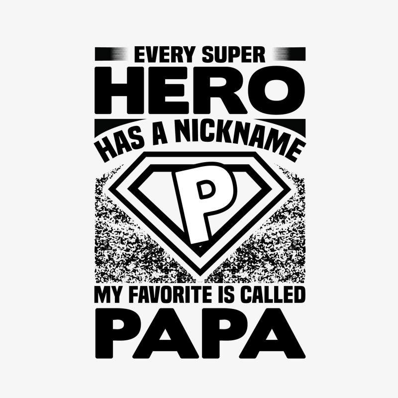 Un super-héros appelé Papa Homme Sweat-shirt à enfiler
