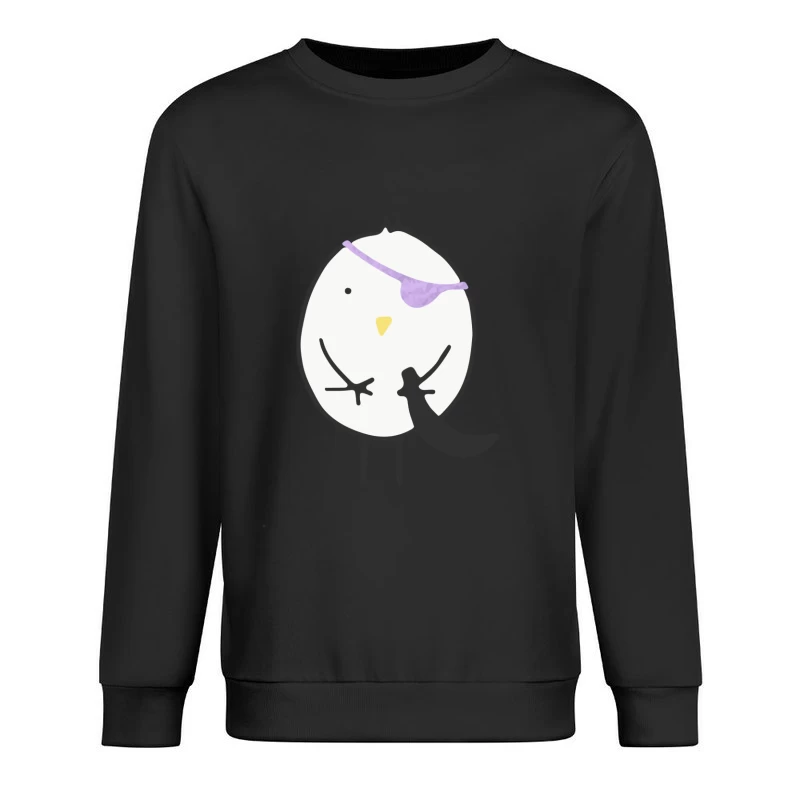 Oiseau pirate avec cache-œil Homme Sweat-shirt à enfiler