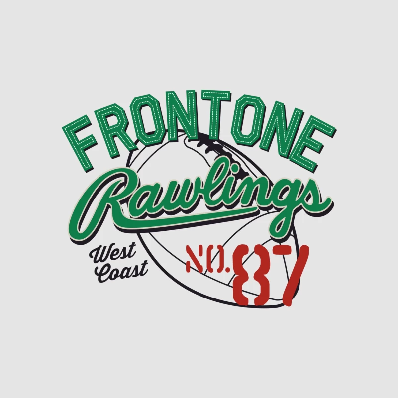 Frontone Rawlings Football Design Herren Pullover Hoodie