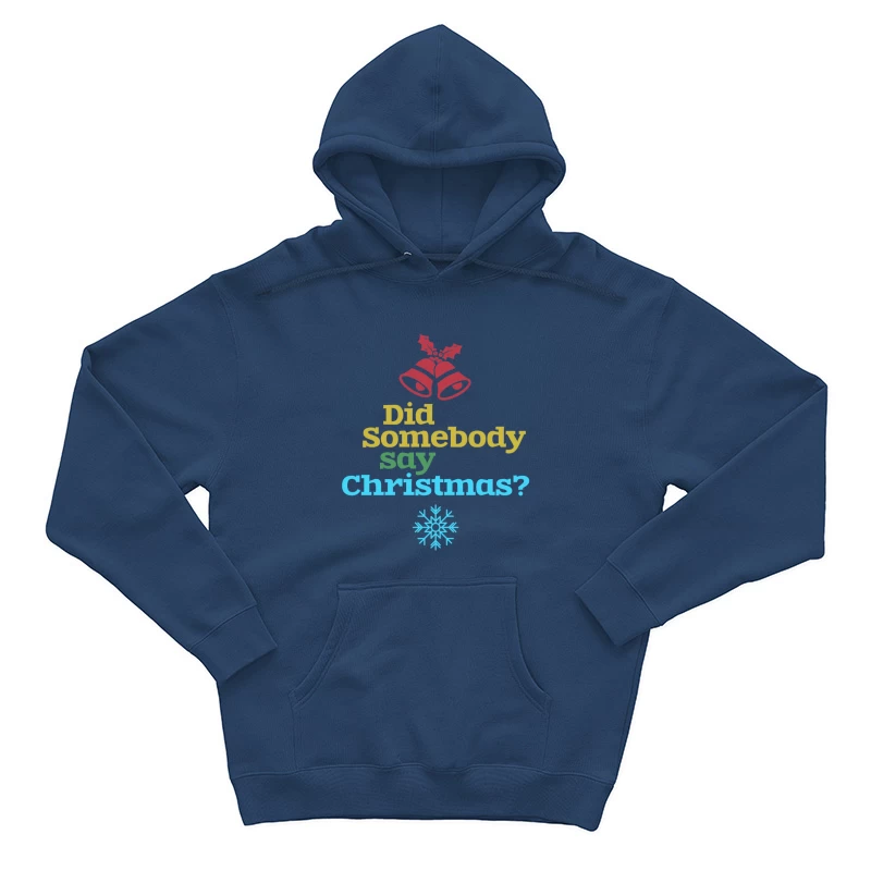 Esprit de Noël avec cloches et flocon Homme Sweat à capuche