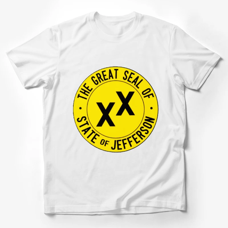 Great Seal of the State of Jefferson Male T-Shirt