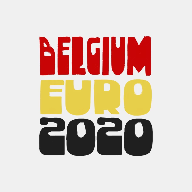 Belgium Euro 2020 Football Fan Design Male Tank Top