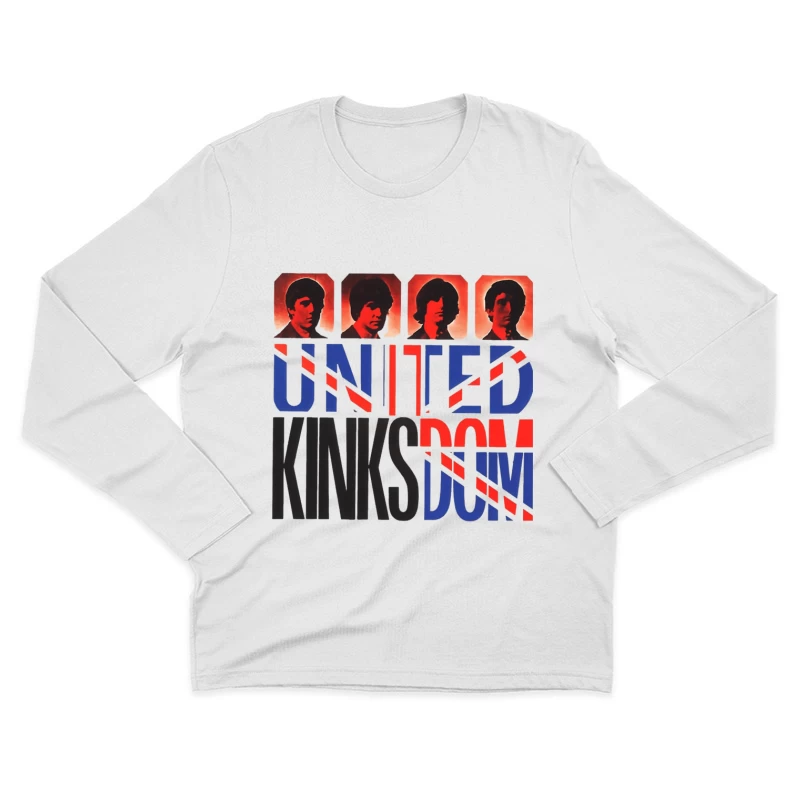 The Kinks United Kingdom Pop Art Album Cover Design Male Long Sleeve T-Shirt