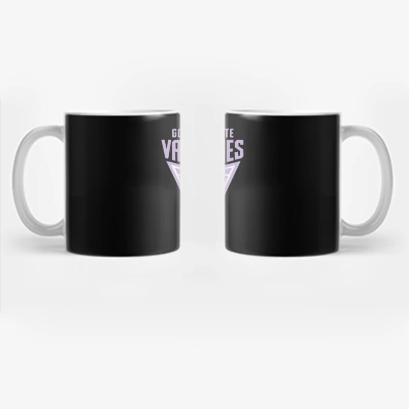 Golden State Valkyries Purple Triangle Logo Design Coffee Mug