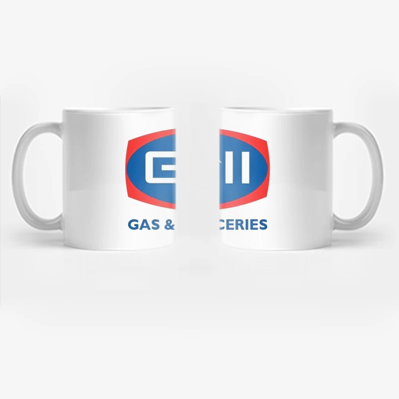 Gull Gas Station and Grocery Store Brand Logo Coffee Mug