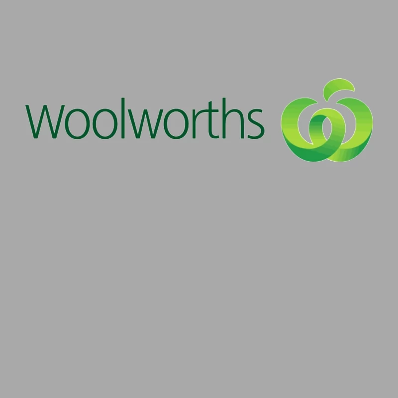 Woolworths Supermarket Chain Logo with Green Apple Design Female Pullover Hoodie