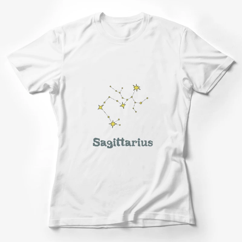 Sagittarius Sternzeichen Illustration Damen T-Shirt