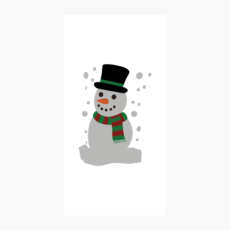 Christmas Snowman iPhone Case
