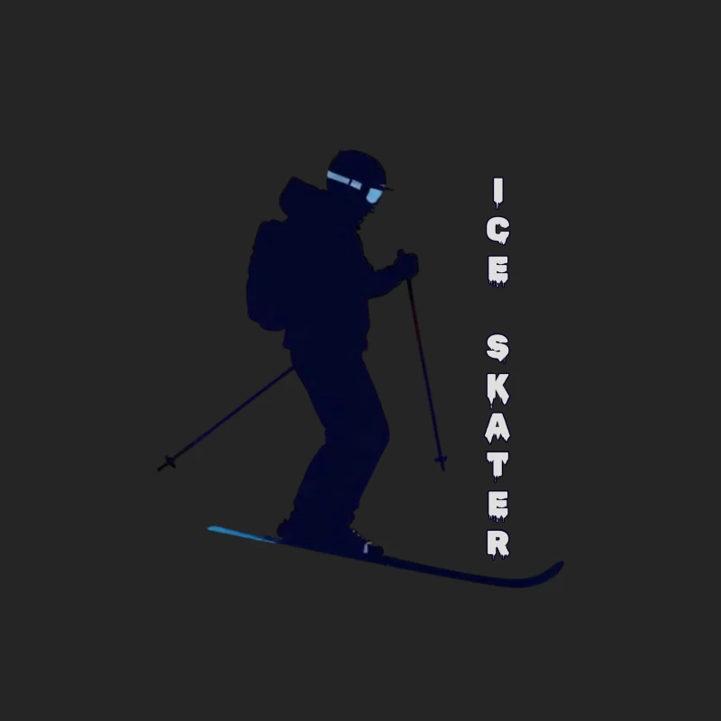 Ice skater lover Male Pullover Sweatshirt