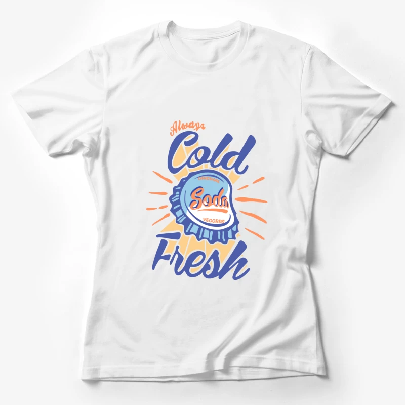 Immer kaltes frisches Original-Soda-Design Damen T-Shirt