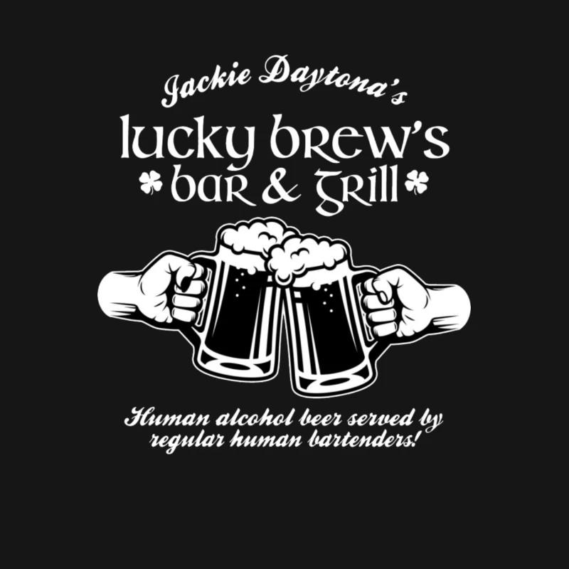 Lucky Brew's Bar and Grill Male T-Shirt