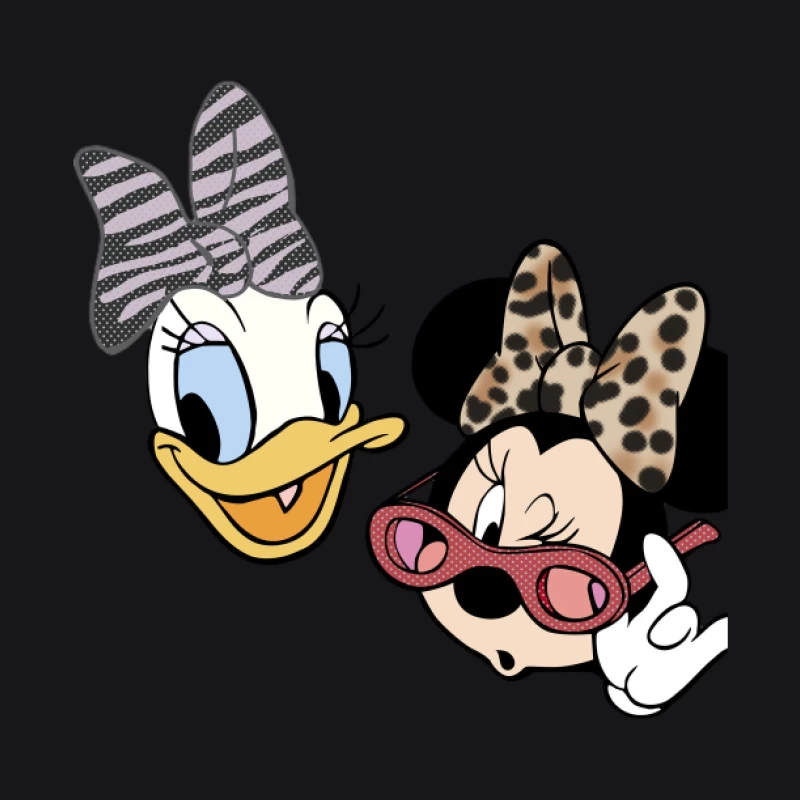 Mode dessin animé avec nœuds Homme Sweat à capuche