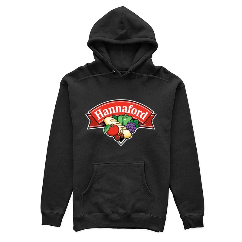 Hannaford Supermarket Logo with Fresh Produce Design Female Pullover Hoodie