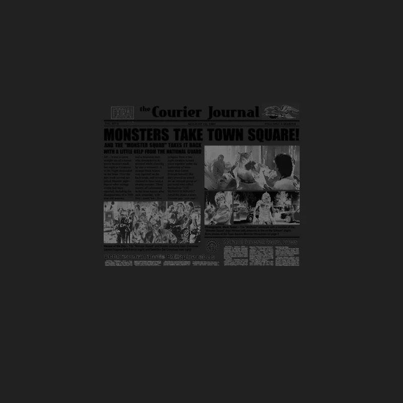 The Monster Squad Headlines Bucket Hat