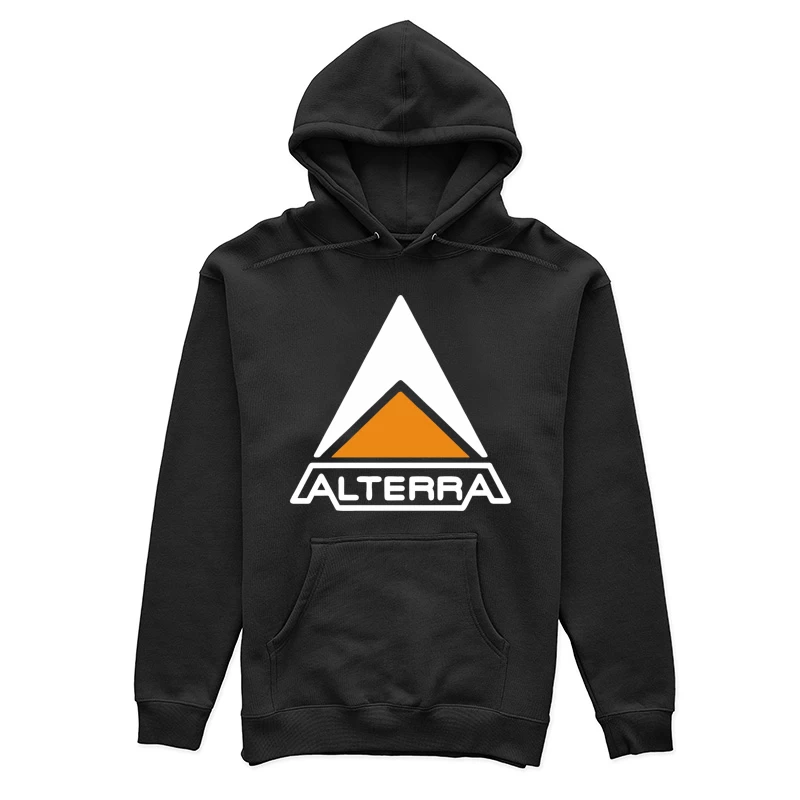 Alterra Corporate Logo with Orange Triangle Design Female Pullover Hoodie