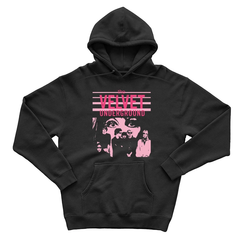 The Velvet Underground Vintage Pink Album Art Design Male Pullover Hoodie