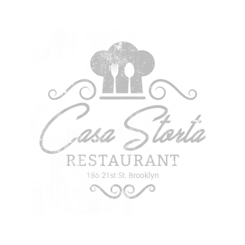 Casa Storta Restaurant, distressed Tapestry