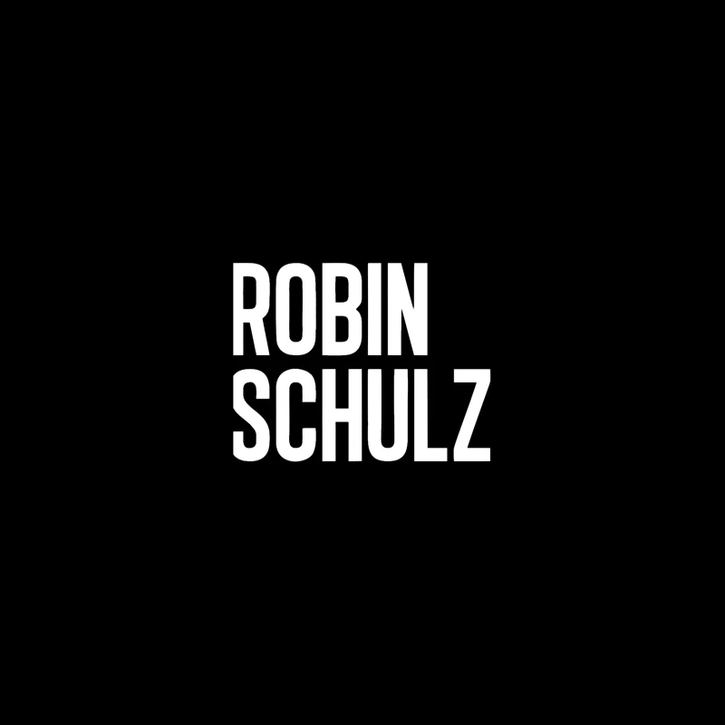 Robin Schulz Text Outline Typography Coffee Mug