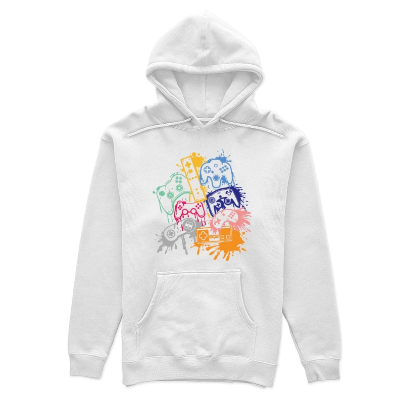 Buntes Gaming-Controller-Design Damen Pullover Hoodie