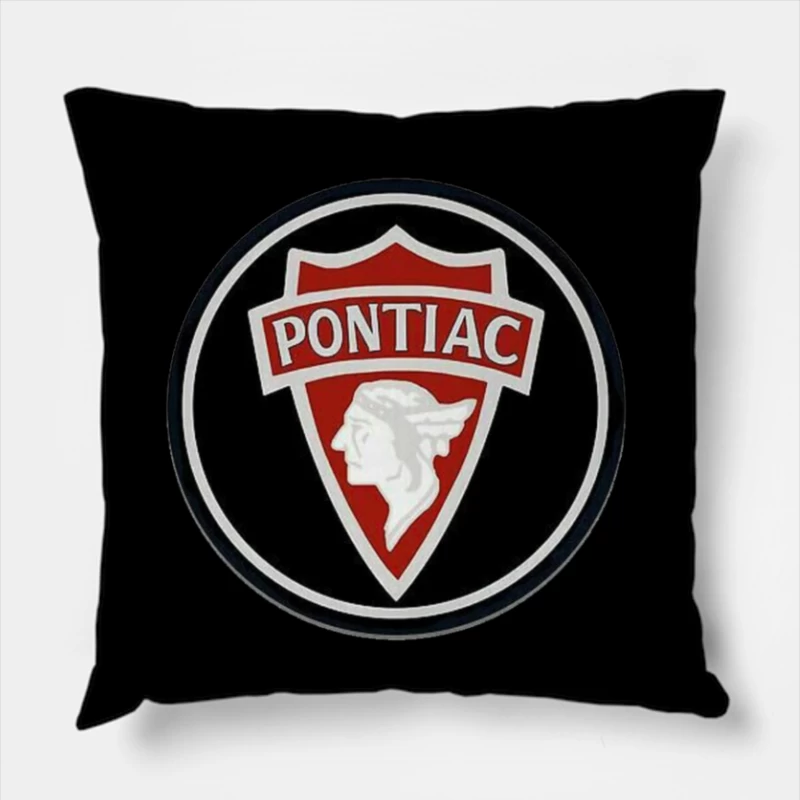 PONTIAC SHIRT AND CARS 2 Throw Pillow