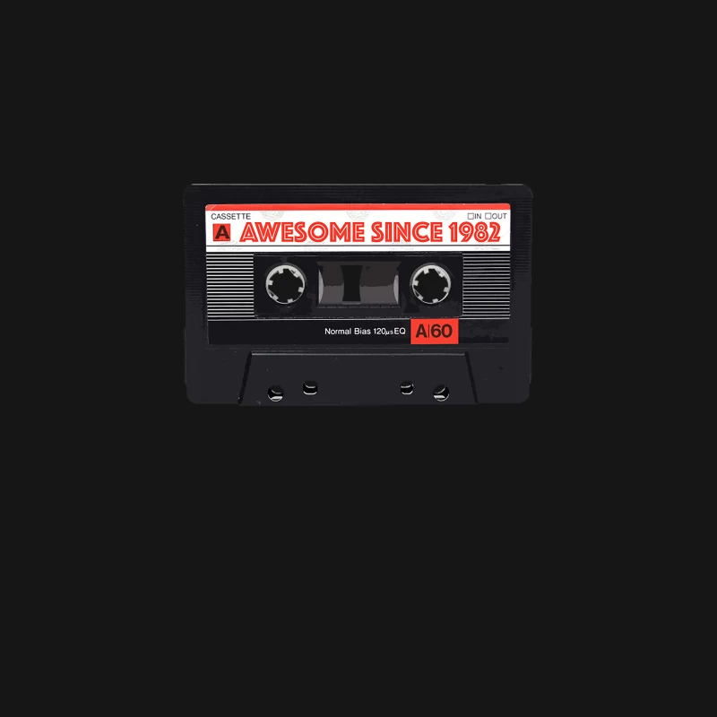 Classic Cassette Tape Mixtape - Awesome Since 1982 Birthday Gift Desk Mat