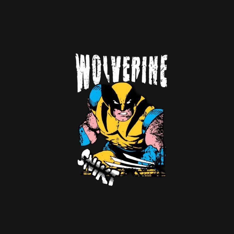 Comic Book Character - Wolverine Male Long Sleeve T-Shirt