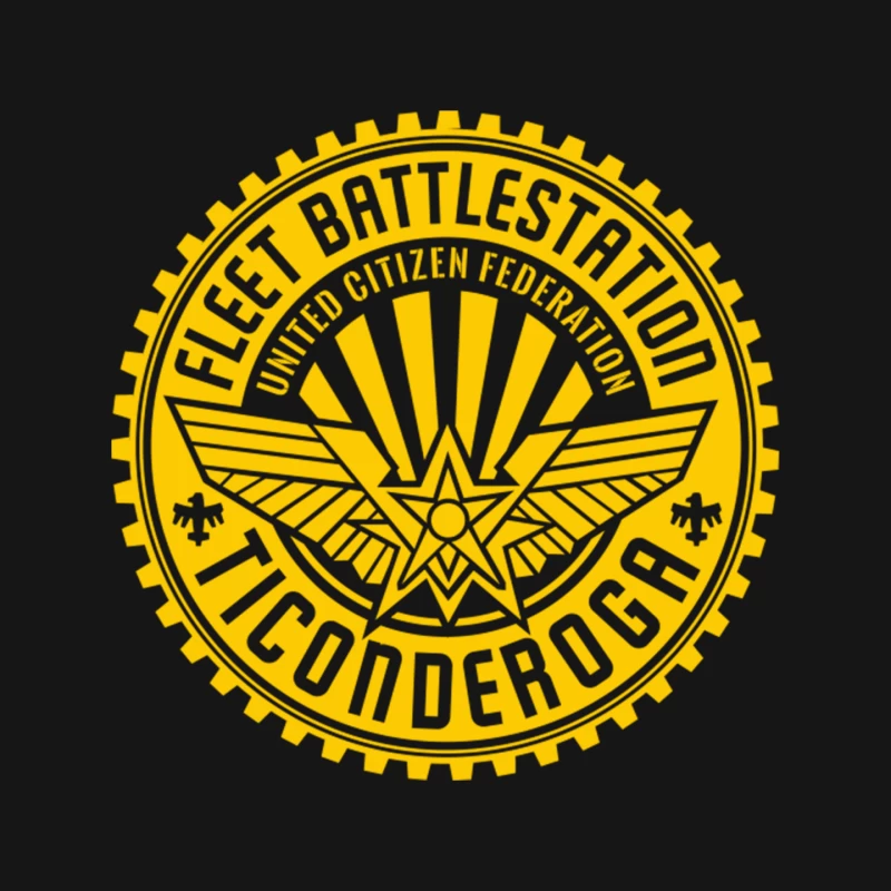 Fleet Battlestation Ticonderoga Mouse Pad