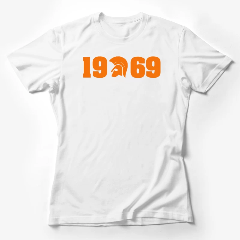 1969 Sports Logo Design Female T-Shirt