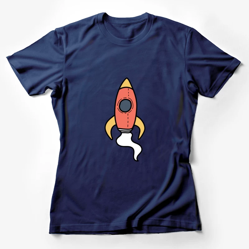 Illustration de fusée colorée Femme T-Shirt